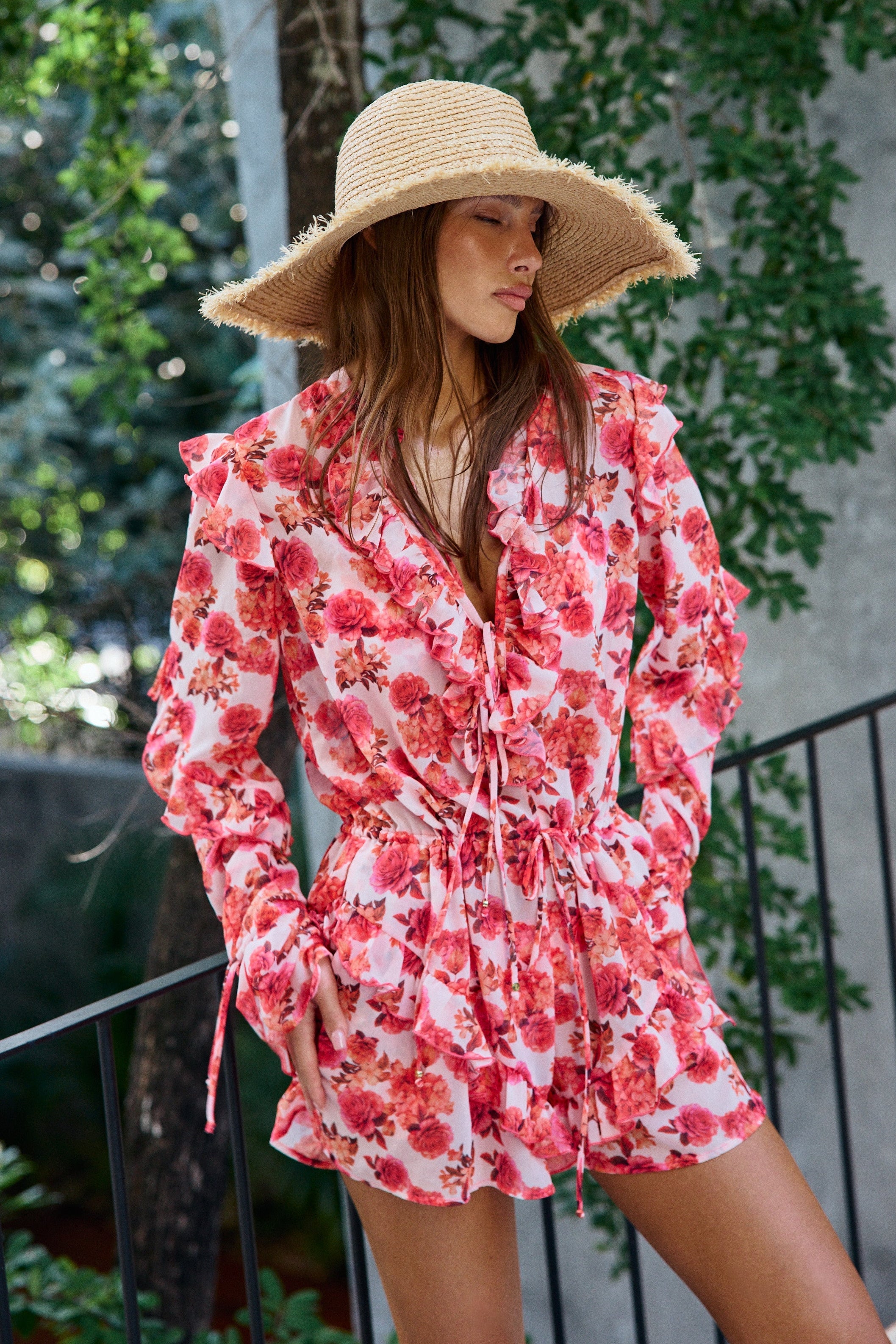 ALEXA ROMANTIC FLOWERS - JUMPSUIT – Bananhot